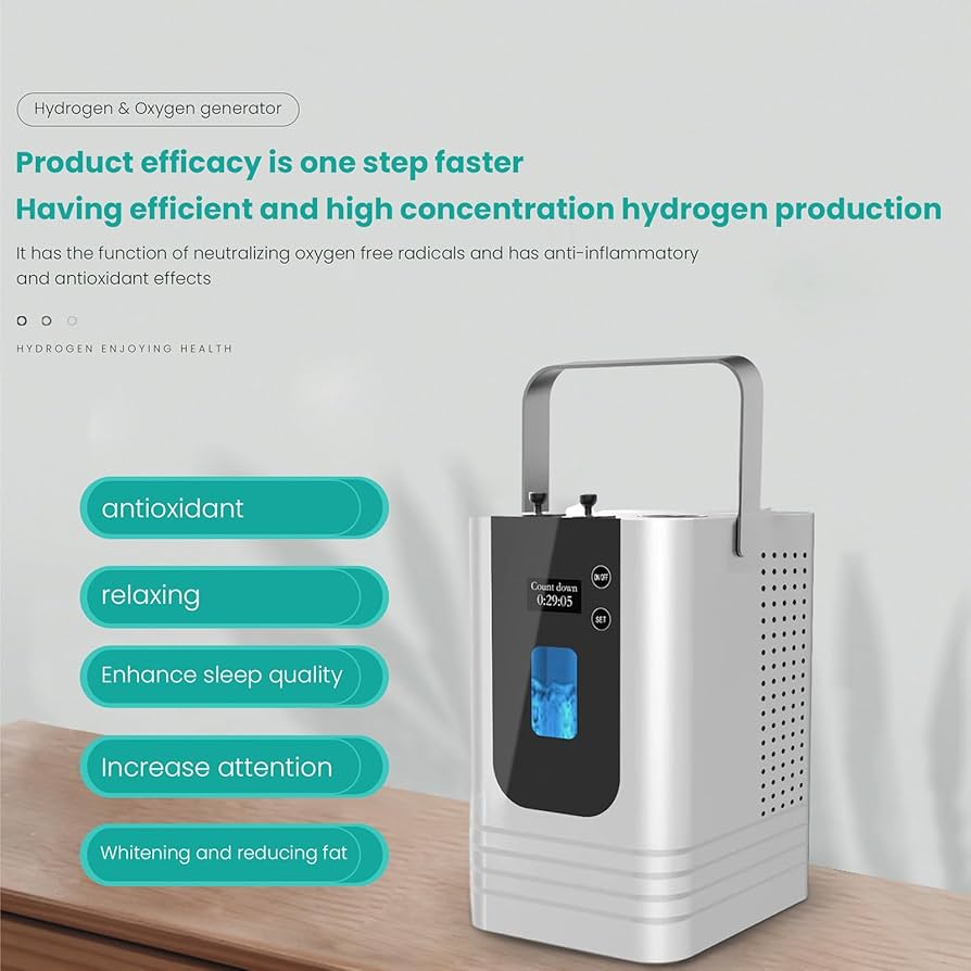 Amazon.co.jp : ASHLGQB ポータブル水素吸入器、99.99%高濃度